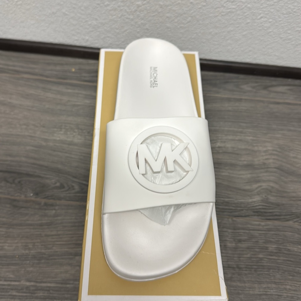 Michael Kors gilmore slide sandal - optic white - Picture 3 of 6